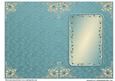 Glamorous Lady in Blue Insert