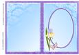 Peach & Lilac Iris Insert