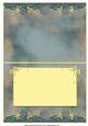 Blue Rose Frame Insert