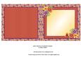 Red Check and Flowers Insert
