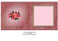 Pink & Gold Roses Insert