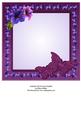 Purple Petunias Insert