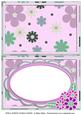 Pink & Purple Floral Insert