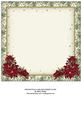 Poinsettias & Beads Insert Panel