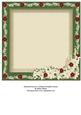 Poinsettias & Candles Insert Panel