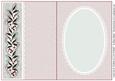 Pale Lilac Floral & Lace Insert