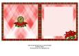 New Year Poinsettia & Clock Insert