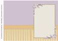 Pale Lilac Floral Insert