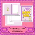 5x7 Baby Girl Cut & Fold