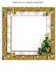 Snowy Christmas Window 8x8 Insert