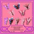 Beautiful Butterflies - Pinks & Plums