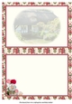 Cottage With Roses & Bluetit Insert
