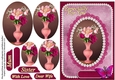 Pink Vase of Roses