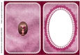 Pink Vase of Roses Insert