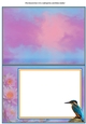 Kingfisher & Waterlillies Insert