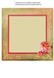 Peach Rose Bouquet Insert Panel