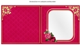 Pink Rose Damask Insert