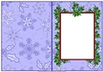 Snowflake & Holly Insert A5