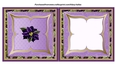 Purple Poinsettia Insert
