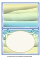 Blue & Green Fabric Insert