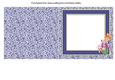 Watercolour Flower Insert
