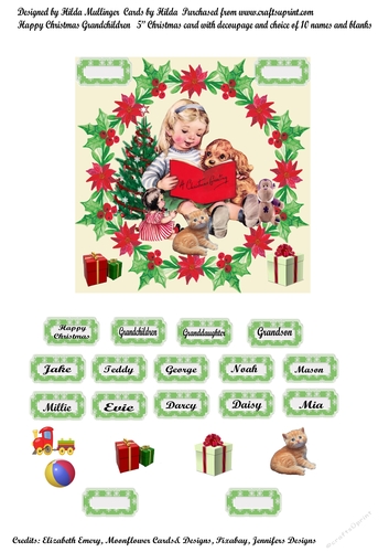 HAPPY CHRISTMAS GRANDCHILDREN