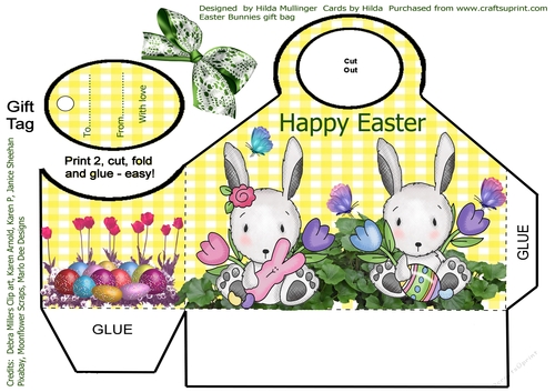 EASTER BUNNIES GIFT BAG