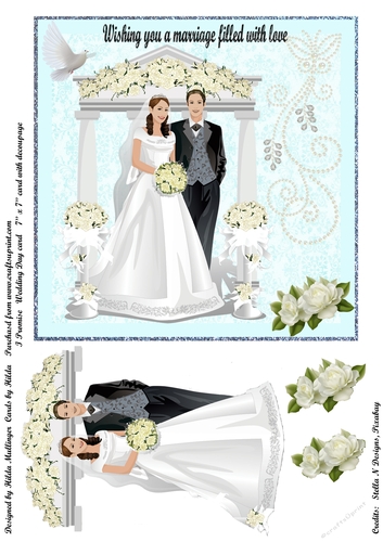 I PROMISE   A WEDDING DAY CARD