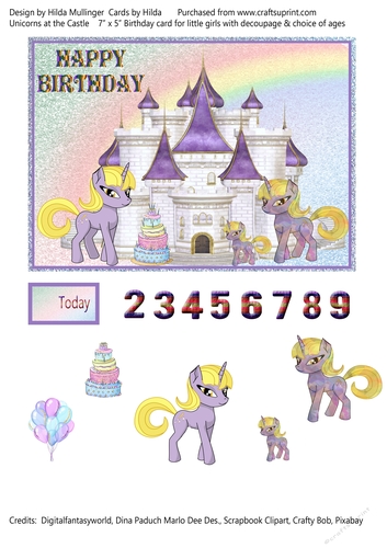 Unicorns at the castle
