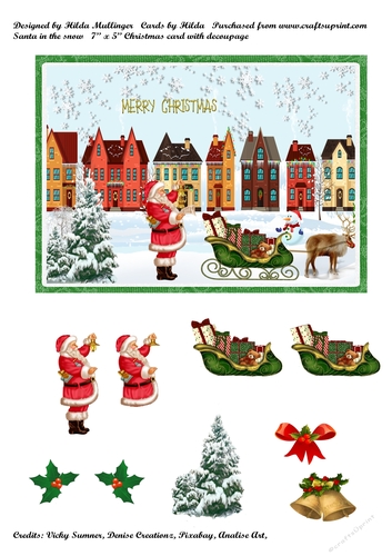 SANTA IN THE SNOW