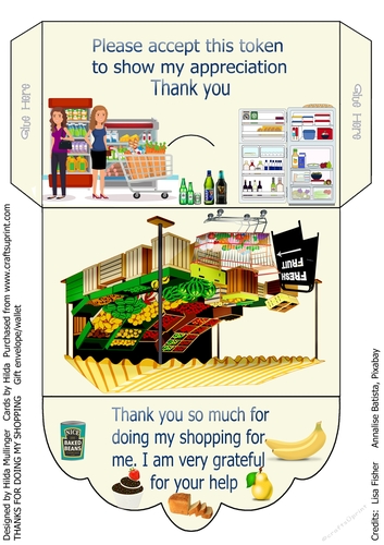 THANKS FOR DOING MY SHOPPING