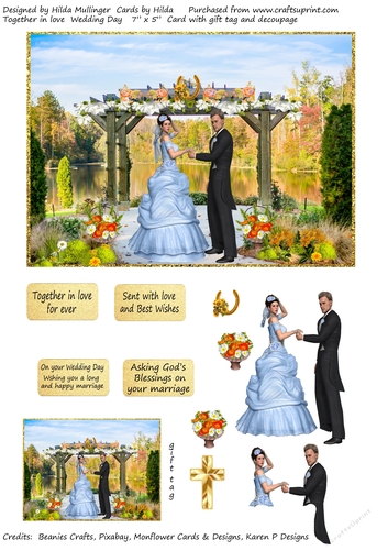 Together in love Wedding Day