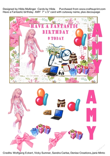 HAVE A FANTASTIC BIRTHDAY AMY