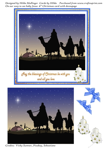 On our way to see baby Jesus