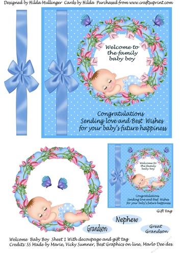 Welcome Baby Boy