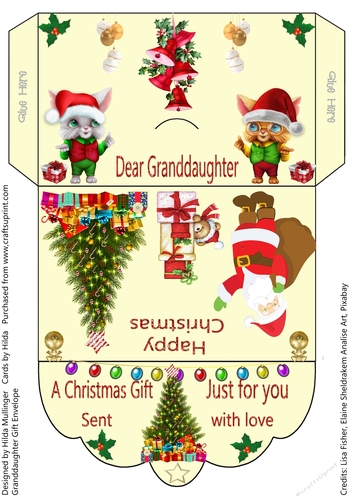 GRANDDAUGHTER GIFT ENVELOPE