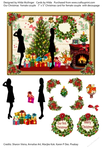 Our Christmas Female Couple