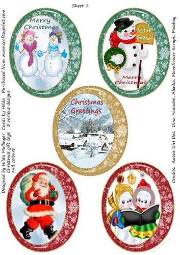 CHRISTMAS GIFT TAGS