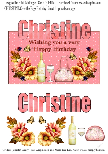 CHRISTINE Over the Edge birthday