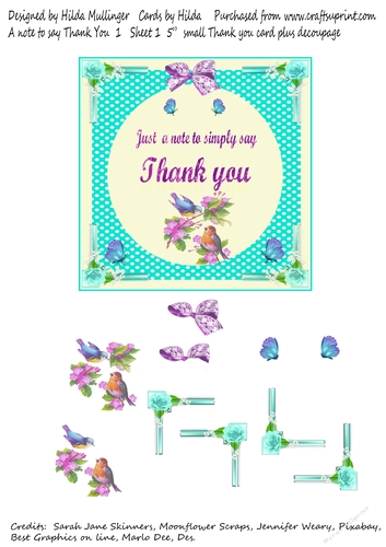 A note to say Thank You  1