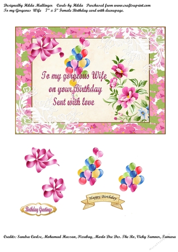TO MY GORGEOUS WIFE