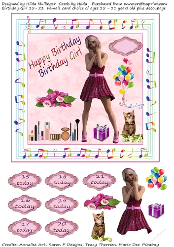 BIRTHDAY GIRL  15 - 21