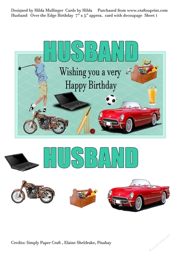 HUSBAND Over the edge Birthday