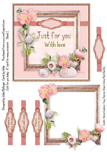 Just for you today