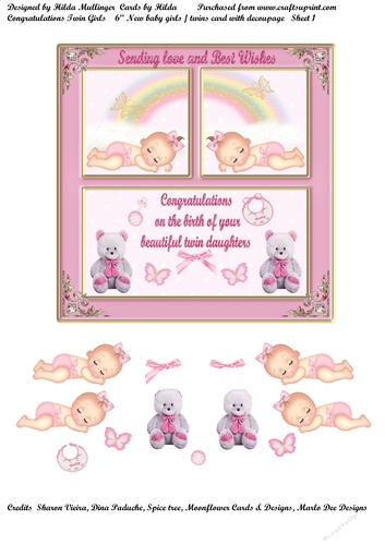 Congratulations Baby Girls
