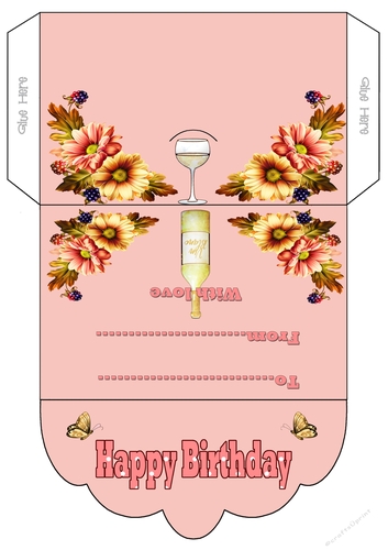 Gift Envelope Happy Birthday Female