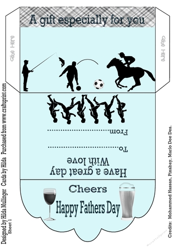 Fathers Day Gift voucher wallet