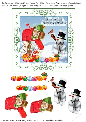 HAVE A WONDERFUL CHRISTMAS GRANDCHILDREN