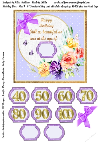 BIRTHDAY YEARS