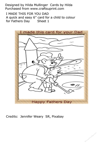 I MADE THIS CARD FOR YOU DAD